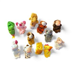 Chinese Zodiac Colorful Animal Finger Puppets